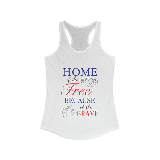 Home of the Brave women tank top